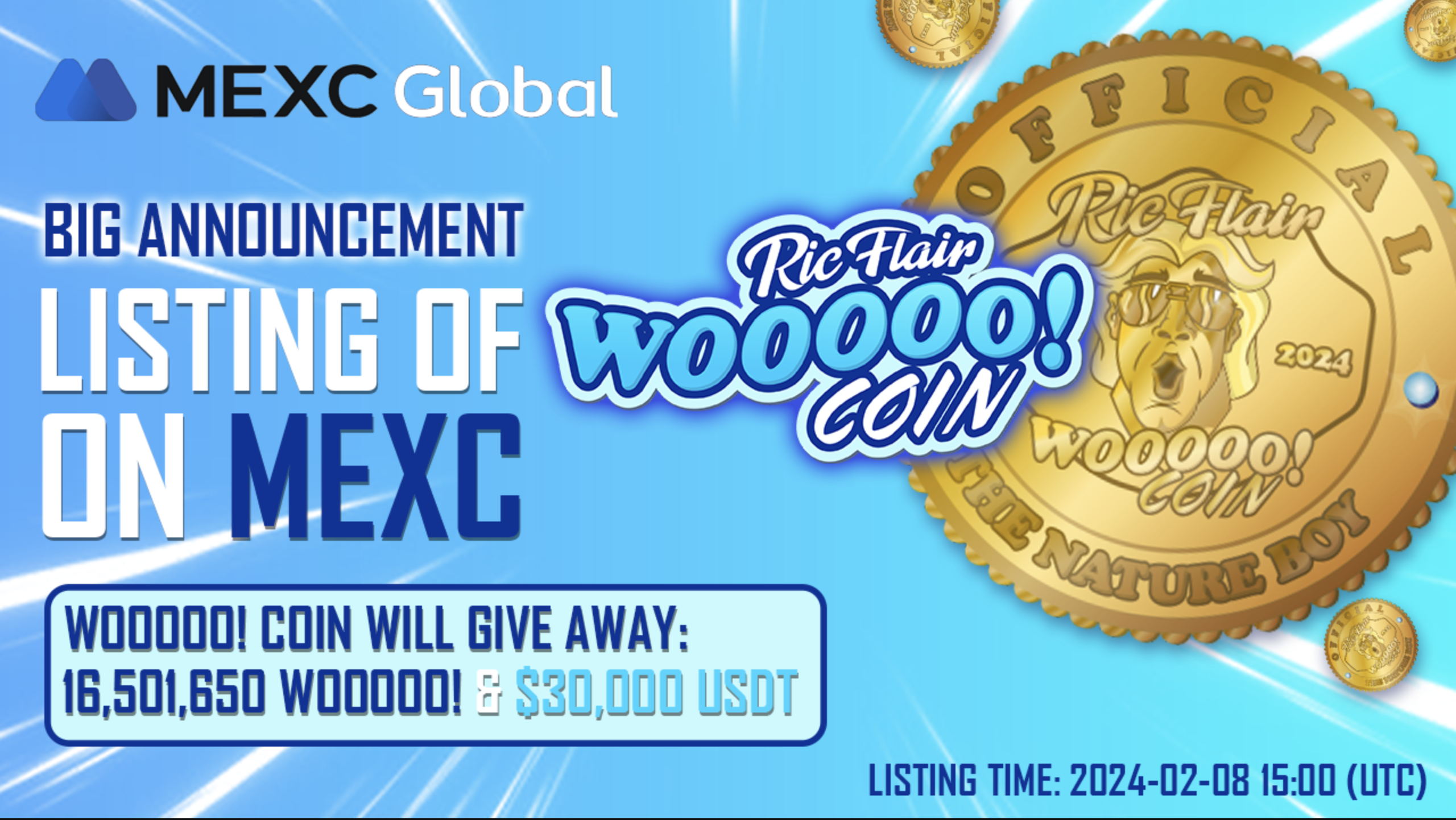 WOOOOO! Coin Lands on MEXC with 30,000 USDT and 16.5 Million WOOOOO! Airdrop