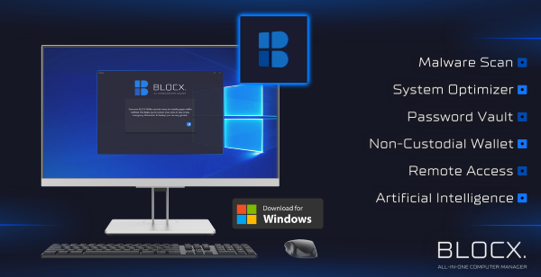 BLOCX. Leads the Way With All-in-One Computer Manager and Announces V1.2 Release