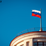 a flag on a pole